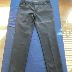 Banana Republic Blue/Grey Chinos Women's Size 2 Rayon Sloan Curvy Fit Polka